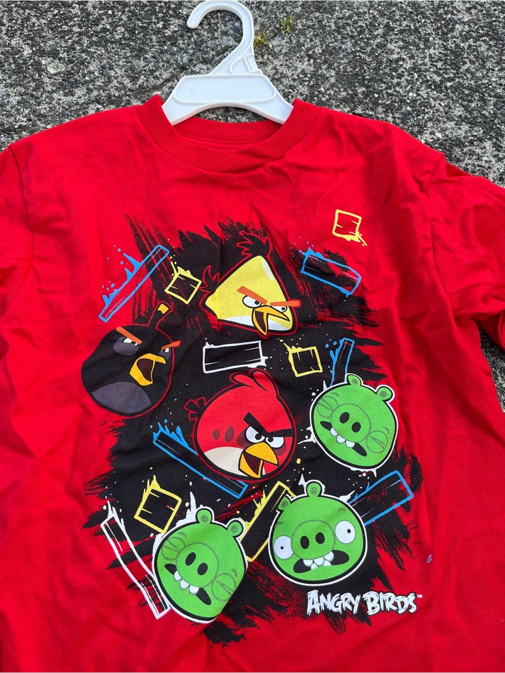 ♥️💙' Red Graphic Tee